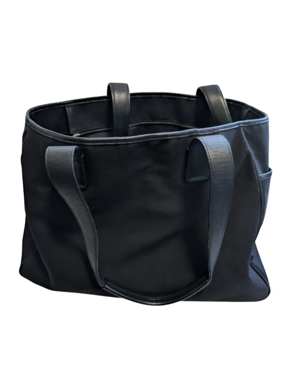 Coach Diaper Bag Y2K Coach Hamptons 8A42 Black Canvas Tote Diaper Bag w/ Pad